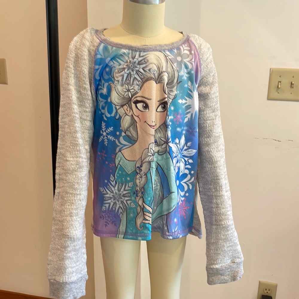 Disney size 10/12 girls long sleeve sweater shirt